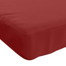 1-delt bænkepude VUGHT 100% polyester Vinrød 170 x 50 x 5 cm
