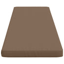 1-delt bænkepude VUGHT 100% polyester Gråbrun 200 x 50 x 5 cm