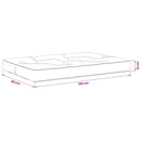 Palle sæde pude VIANEN 100% polyester Gråbrun 120 x 80 x 12 cm