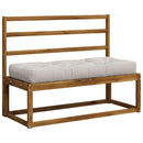 Palle sæde pude VIANEN 100% polyester Hvid 120 x 50 x 12 cm