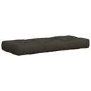 Palle sæde pude VIANEN 100% polyester Antracit 120 x 50 x 12 cm