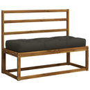 Palle sæde pude VIANEN 100% polyester Antracit 120 x 50 x 12 cm