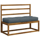 Palle sæde pude VIANEN 100% polyester Blå 120 x 40 x 12 cm