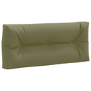 Palle rygpude VIANEN 100% polyester Olivengrøn 120 x 40 x 12 cm