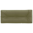 Palle rygpude VIANEN 100% polyester Olivengrøn 120 x 40 x 12 cm