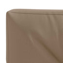 Palle rygpude VIANEN 100% polyester Gråbrun 120 x 40 x 12 cm