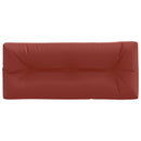 Palle rygpude VIANEN 100% polyester Rød 120 x 40 x 12 cm