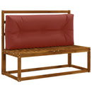 Palle rygpude VIANEN 100% polyester Rød 120 x 40 x 12 cm