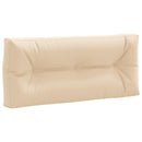 Palle rygpude VIANEN 100% polyester Cremefarvet