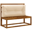 Palle rygpude VIANEN 100% polyester Cremefarvet