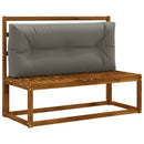Palle rygpude VIANEN 100% polyester Grå 120 x 50 x 12 cm