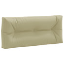 Palle rygpude VIANEN 100% polyester Lys grøn 120 x 60 x 12 cm