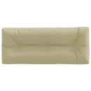 Palle rygpude VIANEN 100% polyester Lys grøn 120 x 60 x 12 cm