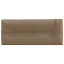 Palle rygpude VIANEN 100% polyester Gråbrun 120 x 60 x 12 cm