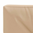 Palle rygpude VIANEN 100% polyester Sandfarvet 120 x 60 x 12 cm