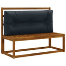 Palle rygpude VIANEN 100% polyester Mørk blå 120 x 60 x 12 cm