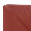 Palle rygpude VIANEN 100% polyester Rød 120 x 60 x 12 cm