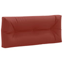 Palle rygpude VIANEN 100% polyester Rød 120 x 60 x 12 cm