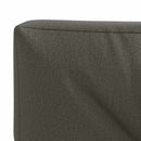 Palle rygpude VIANEN 100% polyester Antracit 120 x 60 x 12 cm