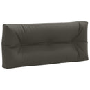 Palle rygpude VIANEN 100% polyester Antracit 120 x 60 x 12 cm
