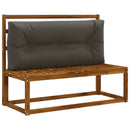 Palle rygpude VIANEN 100% polyester Antracit 120 x 60 x 12 cm