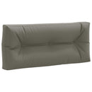 Palle rygpude VIANEN 100% polyester Grå 120 x 60 x 12 cm