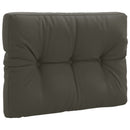 Palle rygpude VIANEN 100% polyester Antracit 70 x 40 x 12 cm