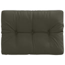 Palle rygpude VIANEN 100% polyester Antracit 70 x 40 x 12 cm