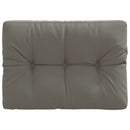 Palle rygpude VIANEN 100% polyester Grå 70 x 40 x 12 cm
