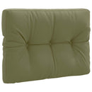 Palle rygpude VIANEN 100% polyester Olivengrøn 70 x 50 x 12 cm