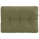 Palle rygpude VIANEN 100% polyester Olivengrøn 70 x 50 x 12 cm