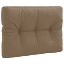 Palle rygpude VIANEN 100% polyester Gråbrun 70 x 50 x 12 cm