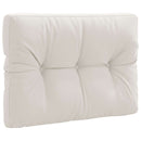 Palle rygpude VIANEN 100% polyester Hvid 70 x 50 x 12 cm