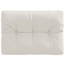 Palle rygpude VIANEN 100% polyester Hvid 70 x 50 x 12 cm