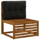 Palle rygpude VIANEN 100% polyester Sort 70 x 50 x 12 cm