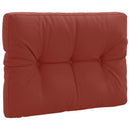 Palle rygpude VIANEN 100% polyester Rød 70 x 50 x 12 cm