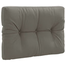 Palle rygpude VIANEN 100% polyester Grå 70 x 50 x 12 cm