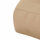 Palle rygpude VIANEN 100% polyester Sandfarvet 70 x 60 x 12 cm
