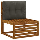 Palle rygpude VIANEN 100% polyester Antracit 70 x 60 x 12 cm