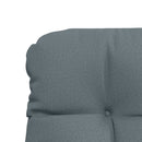 2-delt højt rygstol puder VIANEN 2 pcs 100% polyester Blå
