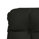 4-delt højt rygstol puder VIANEN 4 pcs 100% polyester Sort