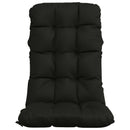 6-delt højt rygstol puder VIANEN 6 pcs 100% polyester Sort