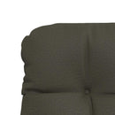 6-delt højt rygstol puder VIANEN 6 pcs 100% polyester Antracit