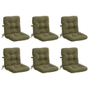 6-delt højt rygstol puder VIANEN 6 pcs 100% polyester