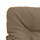2-delt højt rygstol puder VIANEN 2 pcs 100% polyester Gråbrun