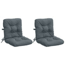 2-delt højt rygstol puder VIANEN 2 pcs 100% polyester Blå