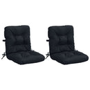 2-delt højt rygstol puder VIANEN 2 pcs 100% polyester Mørk blå