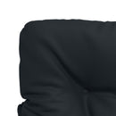 4-delt højt rygstol puder VIANEN 4 pcs 100% polyester Mørk blå
