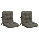 2-delt højt rygstol puder VIANEN 2 pcs 100% polyester Grå