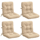 4-delt højt rygstol puder VIANEN 4 pcs 100% polyester